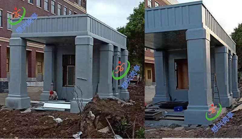 小區(qū)不銹鋼保安崗亭