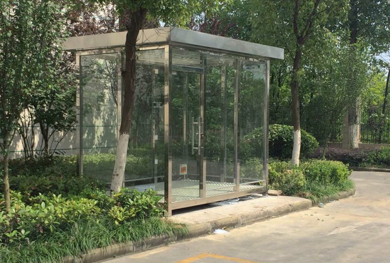 安徽安利股份工廠吸煙亭