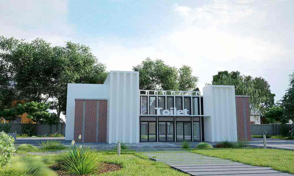 城市現(xiàn)代型移動廁所 城市現(xiàn)代型移動廁所